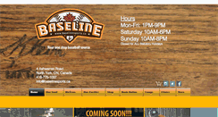 Desktop Screenshot of baselinesports.ca